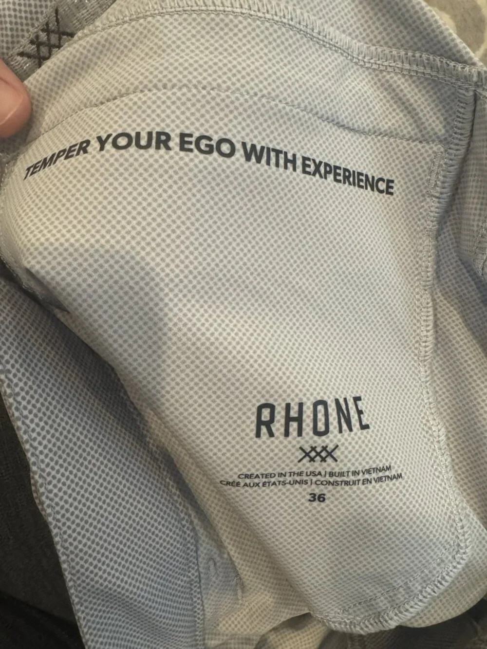 Rhone Size 36 Momentum Performance Golf Shorts with Pockets